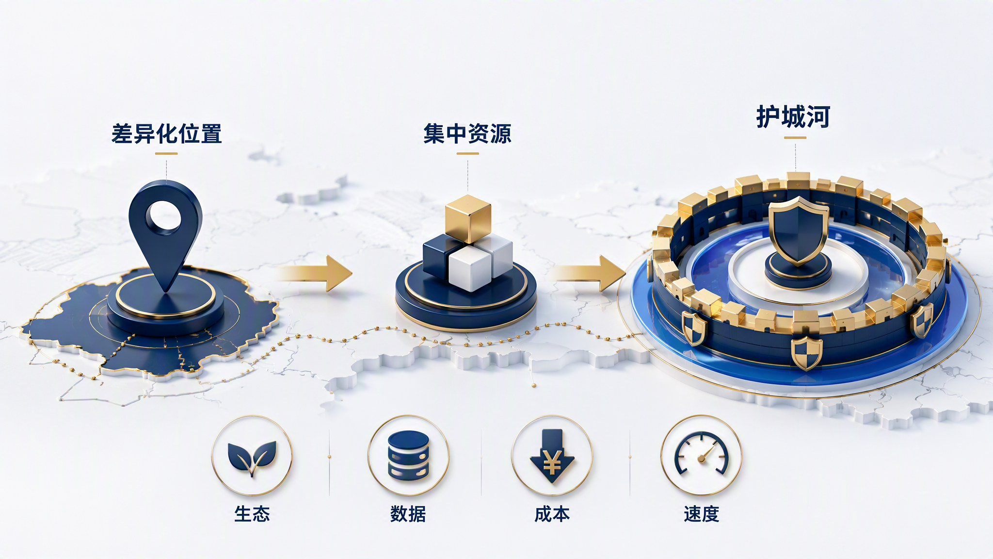 先选位置再挖护城河