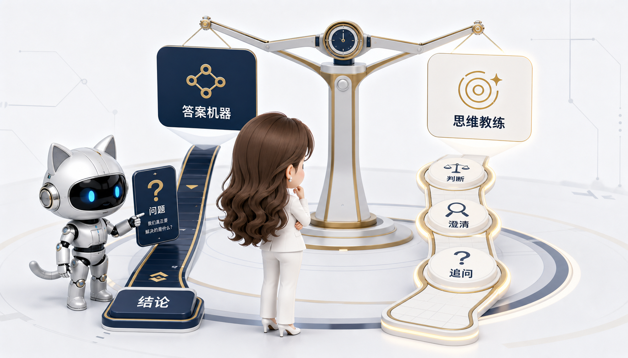 答案机器与思维教练的区别
