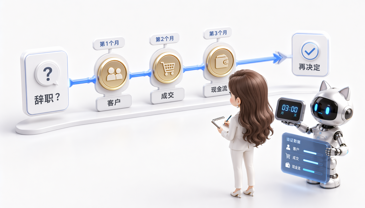 自由职业决策验证路线图