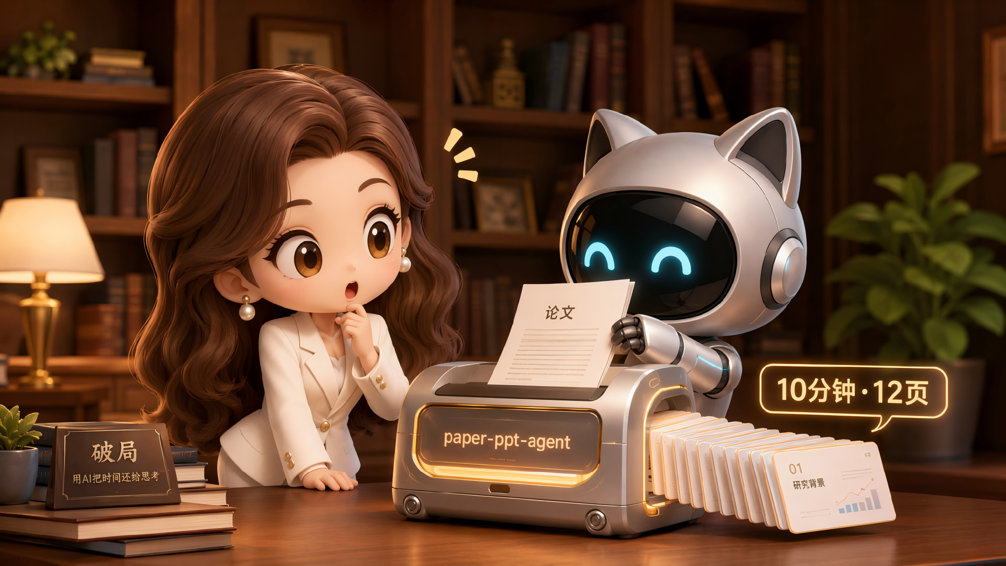 破局:paper-ppt-agent 10 分钟 12 页